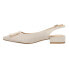 CL by Laundry Sweetie Linen Slingback Womens Beige Flats Casual ISF003FFE-402