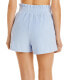 Aqua Swim 285376 Women Smocked Terrycloth Shorts Swimwear, Size Large