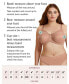 Женский бюстгальтер Glamorise plus Size Full Figure Magiclift Natural Shape Front Closure Wirefree Bra