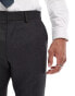 ASOS DESIGN slim suit trousers in charcoal