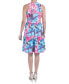 Women's Floral-Print Fit & Flare Dress