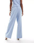 River Island wide leg trouser in blue