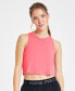 Women's Solid One Classic Dri-FIT Cropped Tank Top