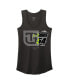 Women's Heather Black Ty Gibbs Racer Back Tank Top