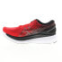 Asics GildeRide 1011B237-608 Mens Red Leather Wide Athletic Running Shoes