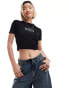 Dickies Clarksville crop t-shirt in black