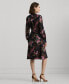 Women's Belted Floral Shirtdress