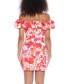 Women's Ruffled Off-The-Shoulder Bodycon Dress