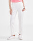 Petite Mid-Rise Pull-On Straight-Leg Jeans, Created for Macy's