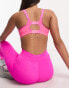 Shock Absorber Active multi sport support bra in pink print