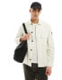 Calvin Klein cotton nylon overshirt in white