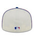 Men's Cream, Royal Chicago Cubs Chrome Sutash 59FIFTY Fitted Hat