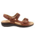 Trotters Romi T2118-215 Womens Brown Leather Strap Slingback Sandals Shoes 6