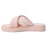 BEACH by Matisse Piper Platform Slide Womens Pink Casual Sandals PIPER-669