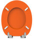 WC-Sitz mit Absenkautomatik Orange