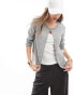 ASOS DESIGN single button cardigan in grey