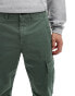 BOSS Orange sisla cargo trousers in green