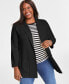 Plus Size Sweater Blazer, Created for Macy's