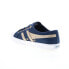 Gola Coaster CLA561 Womens Blue Canvas Lace Up Lifestyle Sneakers Shoes 10