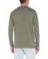 Men's Long Sleeve Brushed Jersey Henley T-shirt