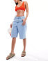 JJXX baggy denim shorts in light wash