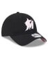 Men's Black Miami Marlins 2024 Mother's Day 9TWENTY Adjustable Hat