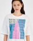 Juniors' New York Skyscraper Graphic-Print Tee