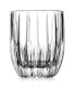 Pleat Double Old-Fashioned Glasses, Set of 4