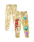 Men's Tan Adventure Time Tie-Dye Characters Sweatpants