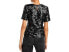 Футболка Wayf La Dame Sequin Mesh Tee Black M