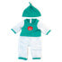 MINILAND Cold Green Pajamas Stripes 38 cm