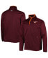 Men's Maroon Virginia Tech Hokies Rebound Quarter-Snap Jacket