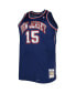 Men's Vince Carter Navy New Jersey Nets Big and Tall Hardwood Classics 2006-07 Swingman Jersey