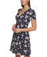 Women's Printed Fit & Flare Dress