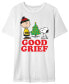 Charlie Brown Men's Good Greif Holiday Graphic T-Shirt