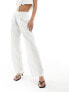 In The Style wide leg tailored trouser co-ord in stripe