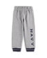 Toddler Boys Navy and Heathered Gray Navy Midshipmen Poppies Pullover Hoodie and Sweatpants Set