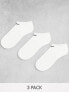 Nike Training 3 pack unisex trainer socks in white