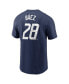 Men's Javier Baez Navy Detroit Tigers 2024 City Connect Fuse Name Number T-Shirt