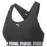 Puma Mid Impact Feel It Sports Bra Womens Black Casual 52166901