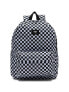 Vans Mn old skool h2o check backpack in black and white