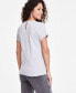 Women's Rhinestone-Trim Tee, Created for Macy's