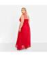 Plus Size Georgia Chiffon One Shoulder Maxi A Line Dress