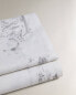 Toile de jouy beach flat sheet