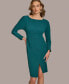 Women's Boat-Neck Sheath Dress