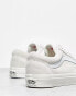 Vans Old Skool trainers in off white suede