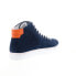 French Connection Homer FC7204H Mens Blue Suede Lifestyle Sneakers Shoes