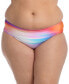 Пляжная одежда для женщин La Blanca plus Size Sunset Shores Mid-Waist Bikini Bottoms