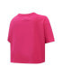 Women's Tampa Bay Lightning Triple Pink Cropped Boxy T-shirt