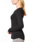 Women's Boat Neck Long-Sleeve Sweater, Regular & Petites